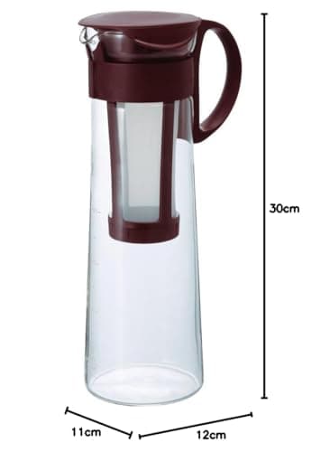 Hario Mizudashi Cold Brew Coffee Pot Teekanne - Glas - Braun - 1000 ml - funcionários - Büro
| Hario Mizudashi Cold Bre