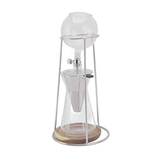 600 ML Tropfturm-Kaffeemaschine, wiederverwendbare Eiskaffeemaschine aus Borosilikatglas für Cafés zu Hause, Küchenkaltg
