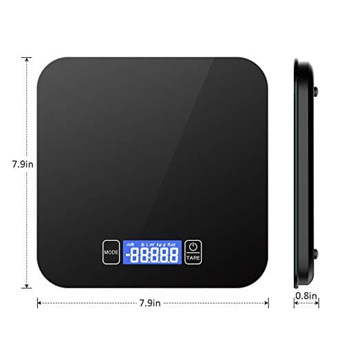 FATE TO FATE Digitale Küchen-Lebensmittelwaage | Präzise Messung, Wasserdicht, 15 kg | Küche, Zutaten, Schmuck | Zutaten