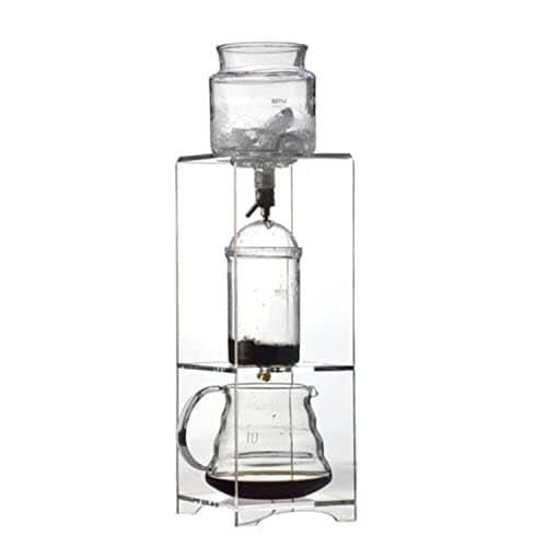KAYLA-lan Cold Brew Coffee Maker 780 ml Slow Drip klar Einweihungsgeschenk aus Glas mit Acrylrahmen