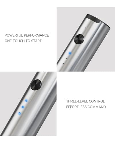 CIRCLE JOY Milchaufschäumer Stab Wiederaufladbar Milchaufschäumer Elektrisch Mit 3 Geschwindigkeiten Für Heiße Schokolad