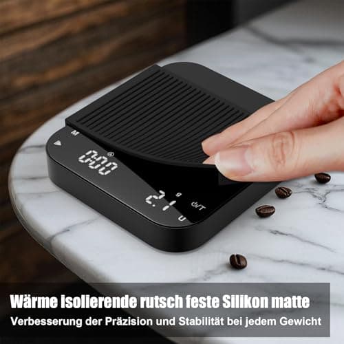 Kaffeewaage Wiederaufladbare Espresso Waage HD LCD Display
