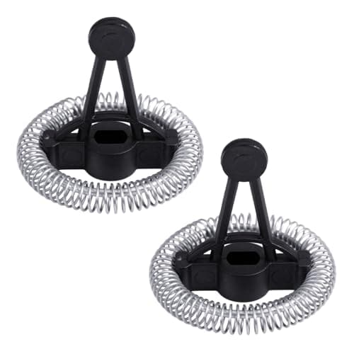 Gosknor Ersatz-Schneebesen für Secura MMF-809-WH, MMF-809-BL, 2 Stück, Schwarz, Elektrische Milchaufschäumer und Dampfga