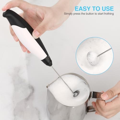 Elektrischer Milchaufschäumer-Stab USB Aufladbar 3 Geschwindigkeiten für Latte Mokka Backen