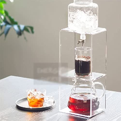 KAYLA-lan Cold Brew Coffee Maker 780 ml Slow Drip klar Einweihungsgeschenk aus Glas mit Acrylrahmen