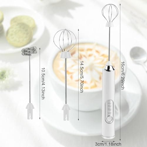 **Stainless Steel USB Rechargeable Elektrischer Milchfrother für Kaffee, Cappuccino und Hot Chocolate**
| **Elektrische