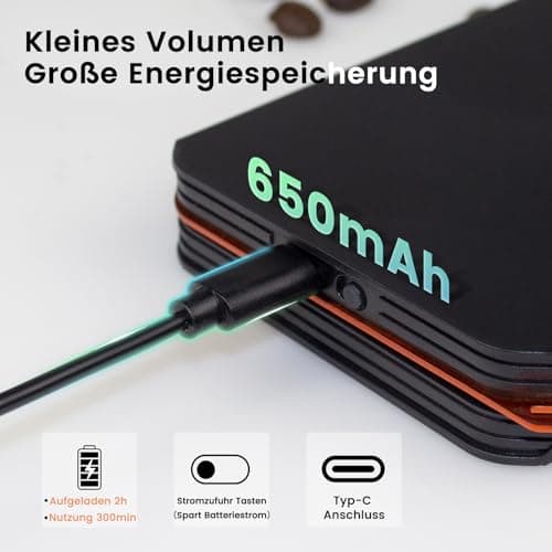 【FOXNSK+Mini Kaffeewaage】+【0.1g Genaue】+【Coffee Scale】+【Barista】+【Timer】+【USB Aufladbar】+【Led Display】+【Max 2kg】+【Schwar