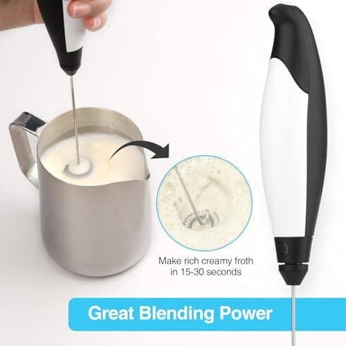 Elektrischer Milchaufschäumer-Stab USB Aufladbar 3 Geschwindigkeiten für Latte Mokka Backen