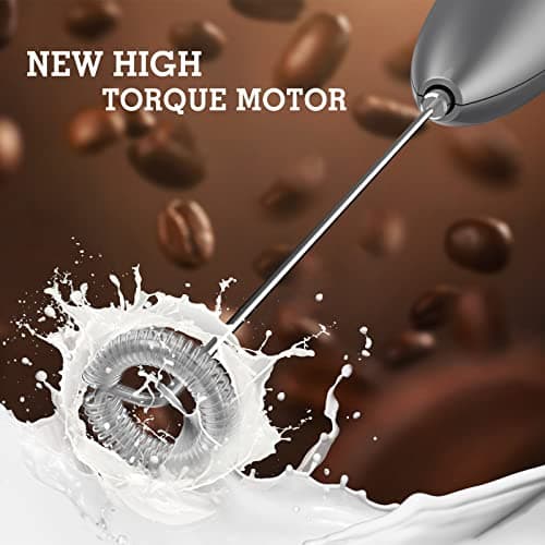 SIMPLETASTE Elektrischer Milk Frother für Cappuccino und Latte Art mit 2 Batterien
| SIMPLETASTE Handheld Schaumbereite