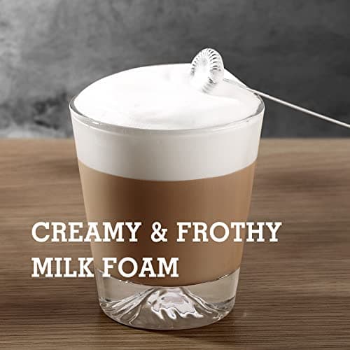 SIMPLETASTE Elektrischer Milk Frother für Cappuccino und Latte Art mit 2 Batterien
| SIMPLETASTE Handheld Schaumbereite