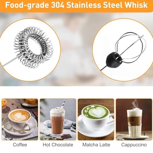 USB Wiederaufladbarer Edelstahl Milchaufschäumer für Kaffee, Creme und Latte
| Tragbarer Elektrischer Schaummacher aus