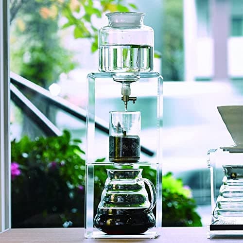 KAYLA-lan Cold Brew Coffee Maker 780 ml Slow Drip klar Einweihungsgeschenk aus Glas mit Acrylrahmen