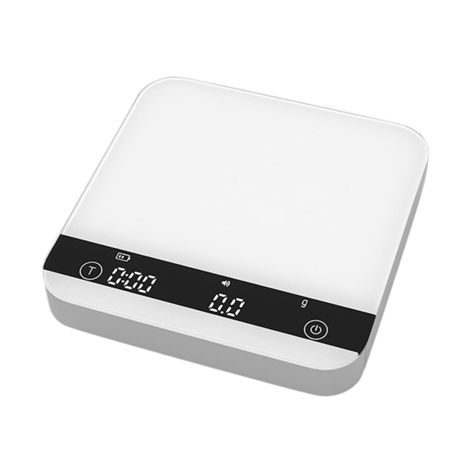 **Sharplace Mini-Kaffeewaage mit Timer für Kaffeesincible, präzise KüchenWaage, 2 kg/0,1 g, wiederaufladbare, perfektes