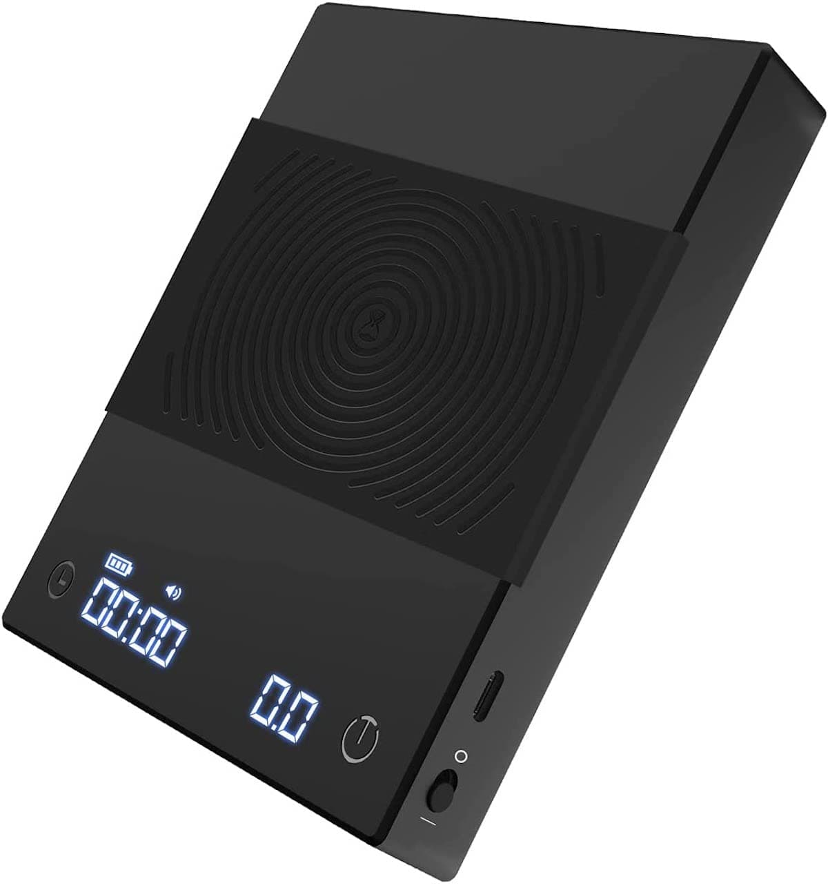 TIMEMORE Digitale Kaffeewaage, 2000 g, Espresso-Zubereitung optimieren mit Timer und genauem Gewichtsmessung (Schwarz)