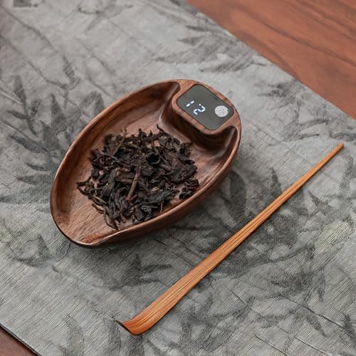 Mini-Kaffeewaage mit Timer für Zuhauseaccurate Teewaage aus Holz
