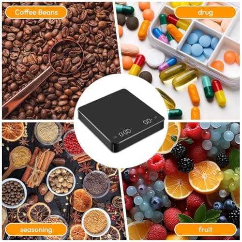 Digitale Küchenwaage Wiederaufladbare 3kg/0,1g Präzise Backen Kochen Küchenhelper