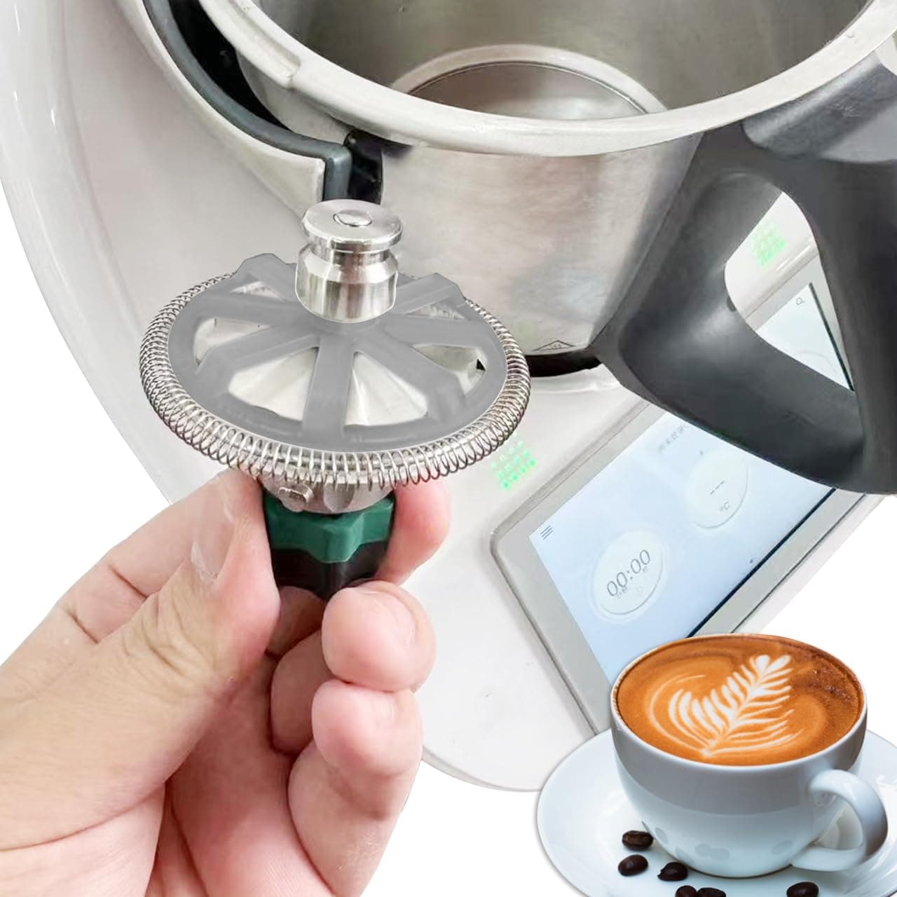**Milchaufschäumer für Thermomix TM5 TM6, Top-Zubehör für Ihre Köcherei**
| **Warme Milch bei Bedarf - Milchaufschäumer
